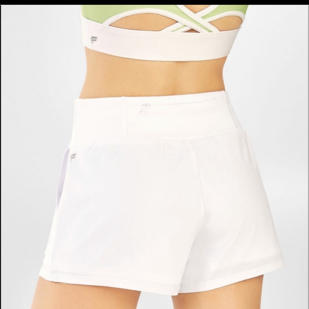 NWT Fabletics White Woven Skirt - Size L (10/12) - Picture 3 of 3